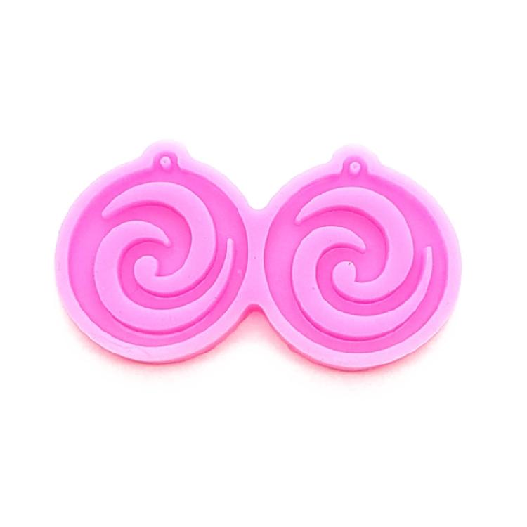 1PC Heart Star Flower Shape Resin Craft Silicone Mold Pendant Mould Earrings Moulds for Unique Necklace and Earring