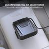 Universal Car Heater 24V Rapid Temperature Rise Defogging Fan Defrost Defogger Heater With ABS Housing