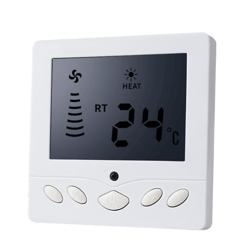 

Air-conditioning LCD screen thermostat fan Thermoregulator Temperature intelligent control thermometer switch panel