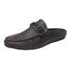 Herren Leder Halbschuhe Designer Klassisch Herrenkleid Baotou Bequeme Schuhe zum Hineinschlüpfen Atmungsaktive Freizeitschuhe Slipper Zapatos