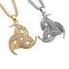 Nordic Vikings Necklace Legend Odin Horn and Dragon Pendant Necklace