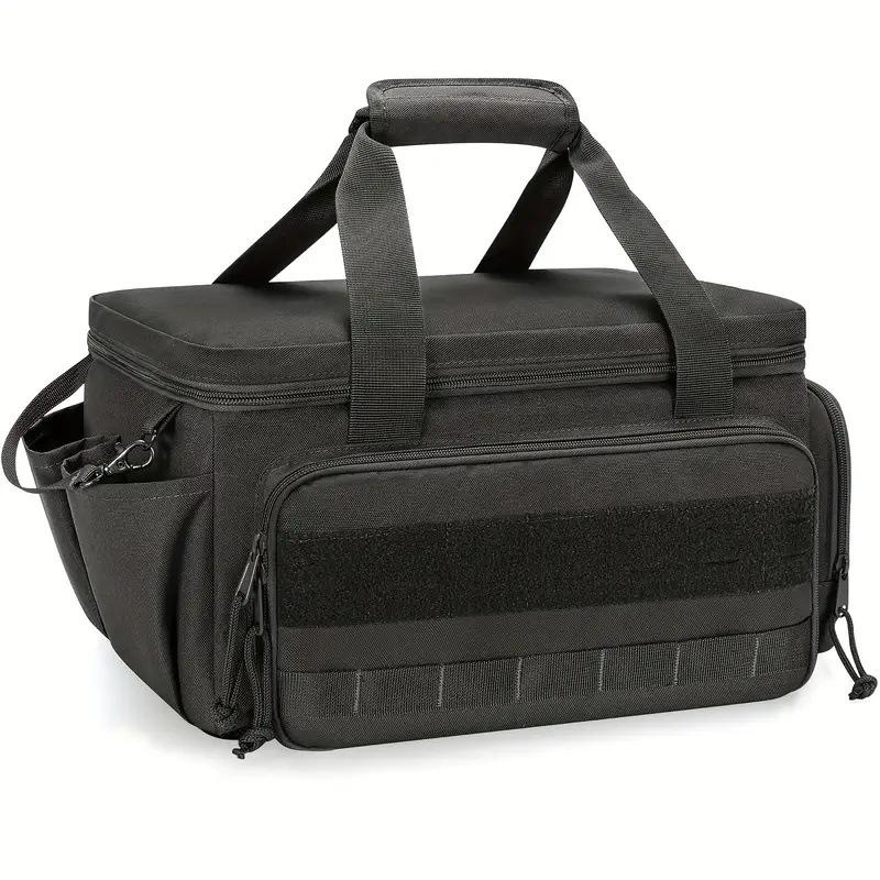 14 Inch Zwarte Canvas Gereedschap Opbergtas Lichtgewicht Elektricien Draagbare Tote Bag Werkaccessoires