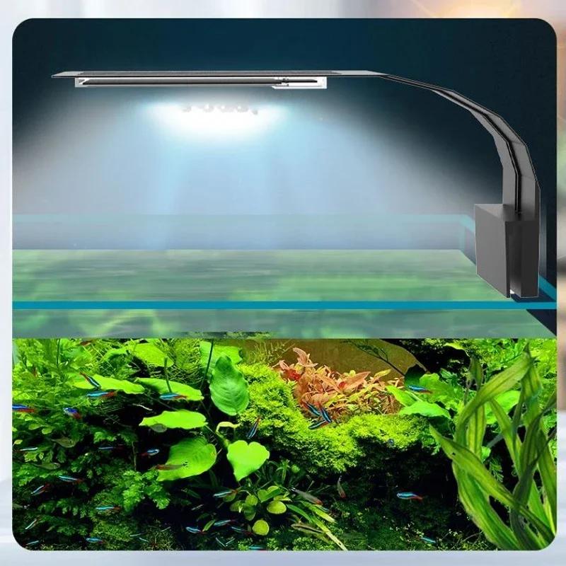 Fish Tank LED Clip Lamp 5V Safe USB Power Energy-saving Ultrathin Aquarium light Full Spectrum Water Plant Lamp