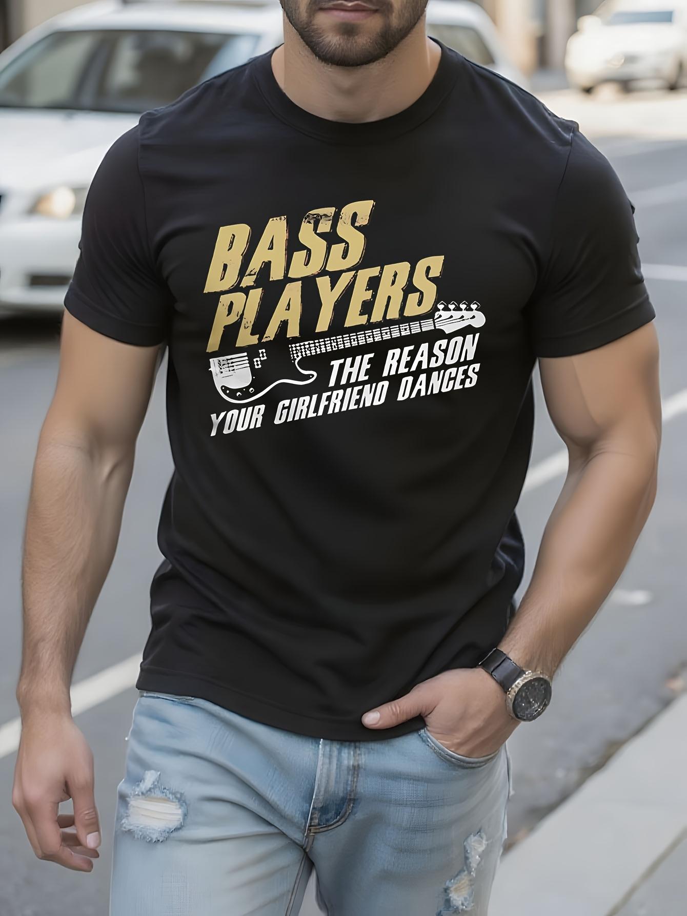 Funny Tshirt Funny Bass Player Tshirt - BASS PLAYERS THE ... S