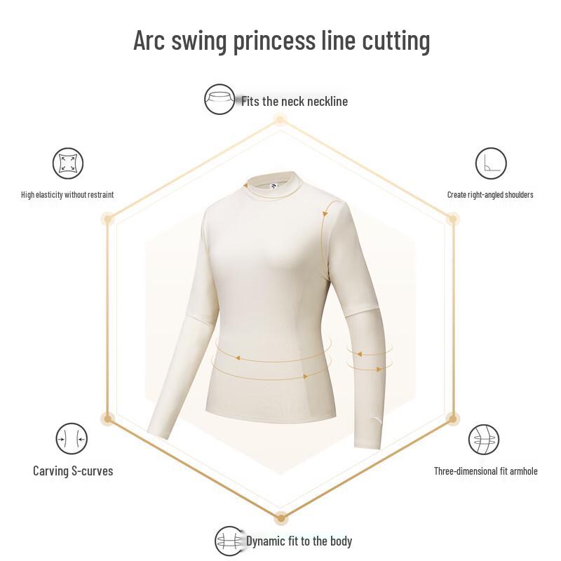 Anta Women s Fleece Lined Thermal Sports Top L