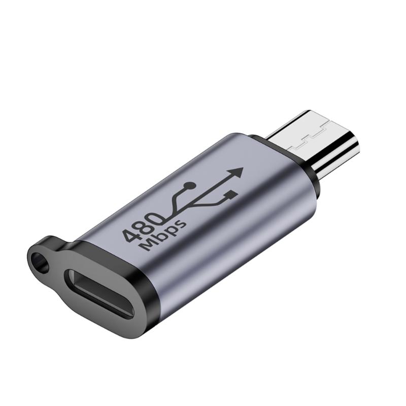 Type-C/Micro To iOS8Pin Conversion Adapter, iOS8pin To Type-C/Micro USB Converter Support Charging & Data Transfer