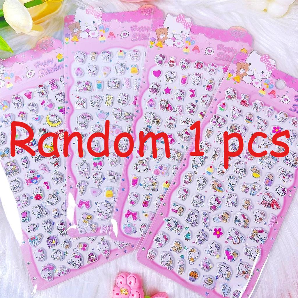 Adorable Hello Kitty Foam Stickers Cartoon DIY Journal and Scrapbook Decorative Stickers Children Stationery Decoration