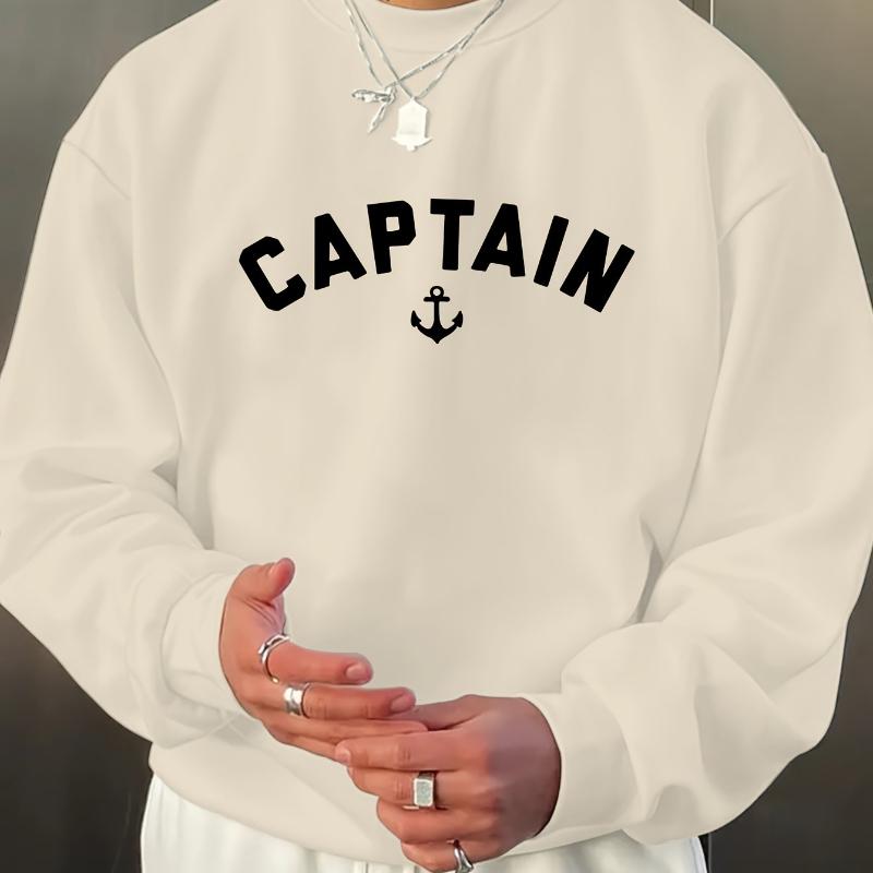 

Men s Oversized Crew Neck Sweatshirt, 4-Way Stretch S