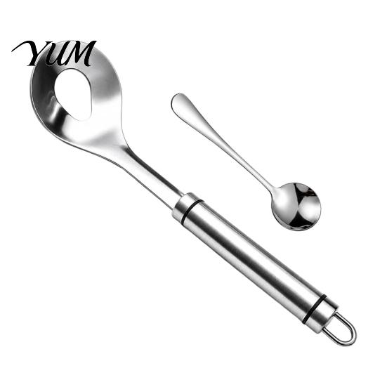 Handheld Meatball Mold Stainless Steel Maker Spoon, Non-Stick Meat Baller Tool, Ergonomic Handle Rice Ball Shaper Uniform Round Meatballs for