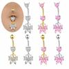 Zircon Butterfly Belly Button Rings Delicate Belly Clicked Piercing Navel Piercing Rings  Daily