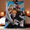 BLEACH Classic Animation Throw Lightweight 240g Flannel Blanket Soft Skin-friendly for Summer Cooling