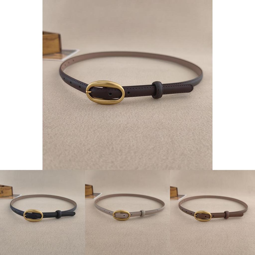 Stylish Solid Color Leather Waist Belt For Women With Classic Design For Trousers And Coats