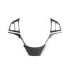 Car Accessories Carbon Fiber Steering Wheel Set Panel Interior Cover Trim Sticker For Hyundai Genesis/Rohens Coupe 2013—2016