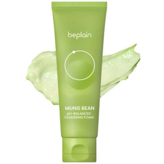beplain Green Mung Bean pH-Balanced Cleansing Foam, 80ml