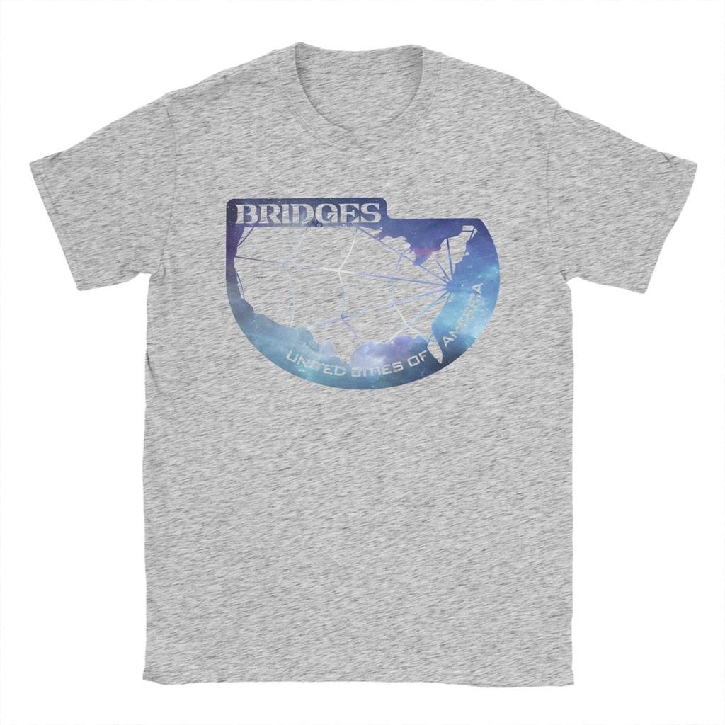 Bridges Death Stranding Logo Outfit Men Women T Shirts Pure Cotton Tee Graphic Print Kojima Tops T-shirt