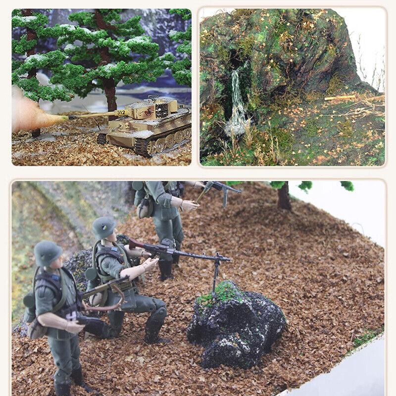 DIY Miniature Leaf 33ml Micro Landscape Model Scene Simulation Leaves Decorative Sandbox Props Sand Table Grass Tufts Accessorie