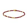 Bracelet - LUXENTER - Xanvi - Red Crystal - 18K Yellow Gold Finish - Diameter 55 Mm