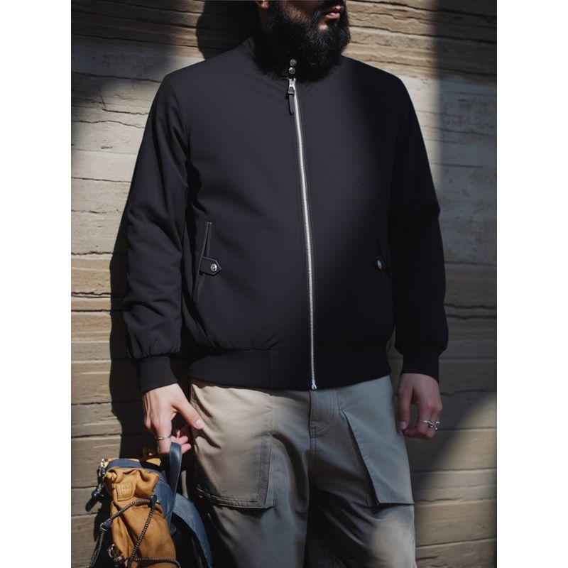 American Retro Harrington G9 Stand-Collar Heavy-Duty Jacket for Men, Spring and Autumn Workwear, Foreign Trade Men's Flight Hunting Jacket