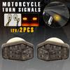 2x Smoke LED Turn Signal lights For SUZUKI GSXR 600 750 1000 2001 2002 2003 2004