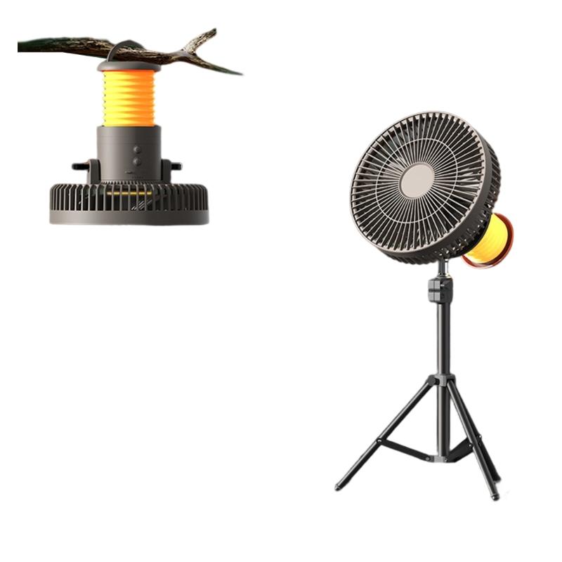 8000mAh Camping Fan Rechargeable Desktop Portable Circulators Ceiling Electric