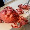 Lifelike Crab Plush Toy Soft ReaListic Crab Stuffed Pendant Doll Key Chain Bag Decoration Toys Birthday Gift Christmas Present