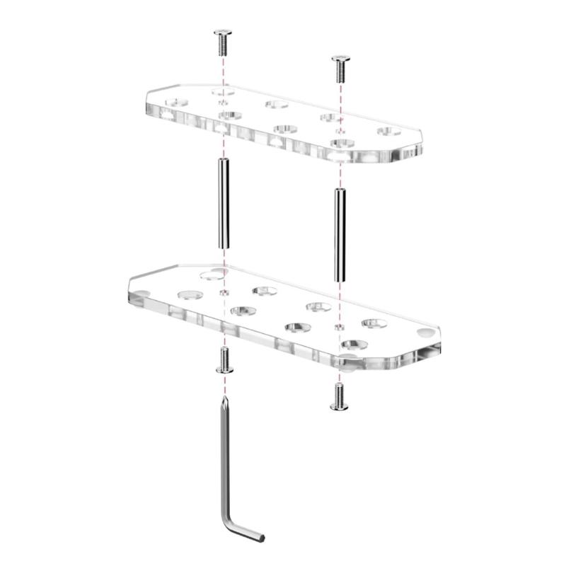 Clear Shatterproof Darted Board Holder For Sports Enthusiasts And Collectors Acrylic Storage Stand For Home Use
