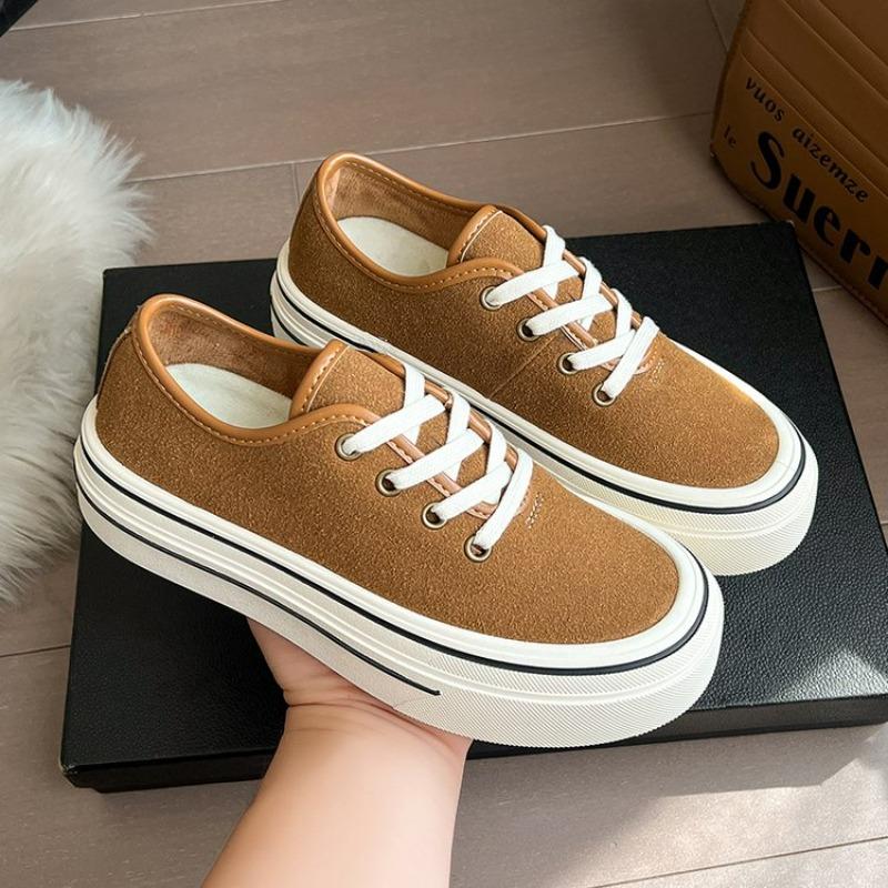 Fashion Hot Sale 2025 Spring New Flats Shoes Casual Vulcanized Sneakers Fashion Woman Breathable Shoes for Women Platform Designer Shoes