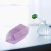 Amethyst Quartz Purple,   Stone 4.5cm Double Pointed Prism for Home Decoration Jewelry Making Fish   Potted Plants Foot   with Crtive Shap