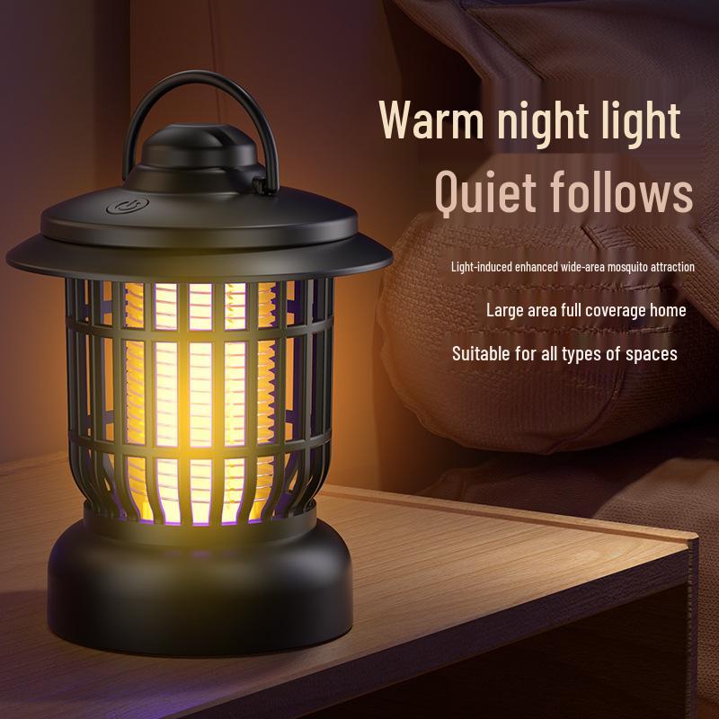 Lampă electrică reîncărcabilă de exterior pentru țânțari cu funcție de șoc pentru casă și grădină.