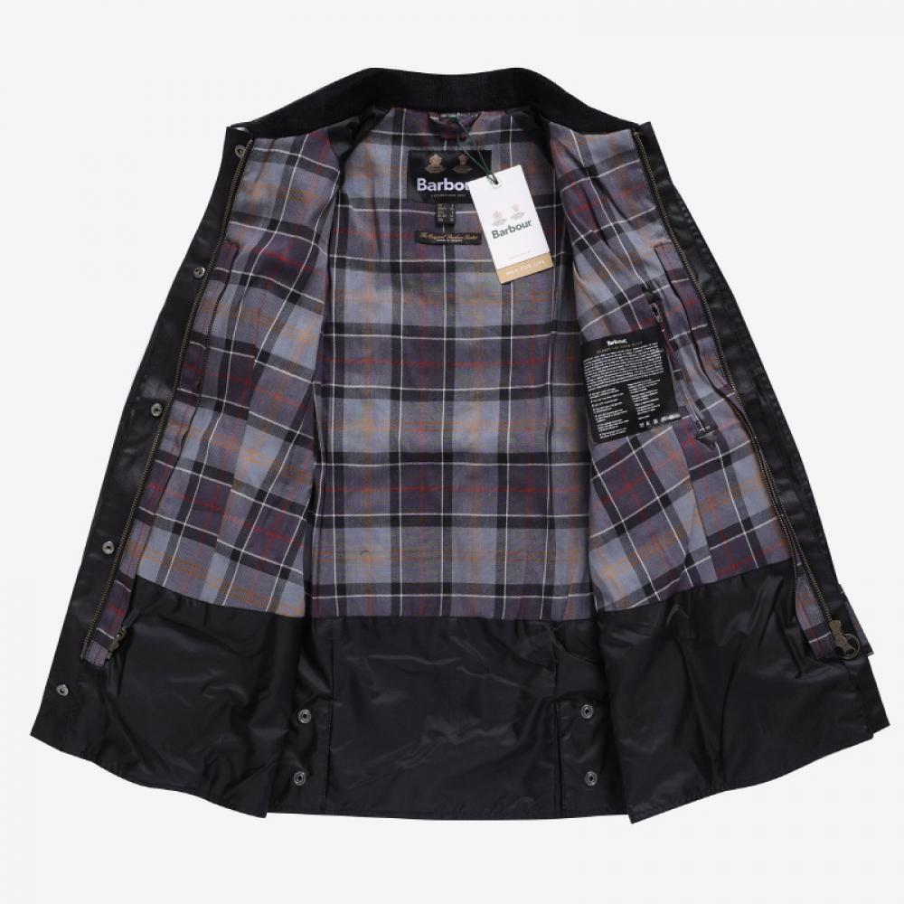 Barbour Veste Beadnell Cirée Femme S 6oz Lwx0667 Bk11