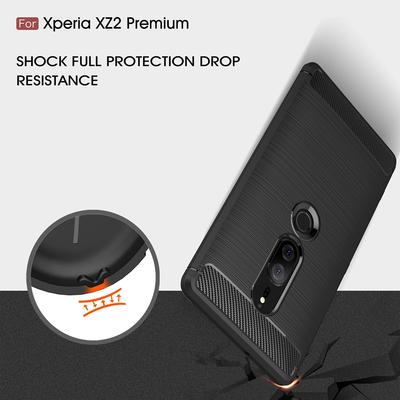 Per Sony Xperia XZ2 Premium H8166 H8116 Custodia Paraurti in Silicone Cover Posteriore in TPU Antiurto Custodia per Telefono Opaca per Sony XZ2Premium SOV38