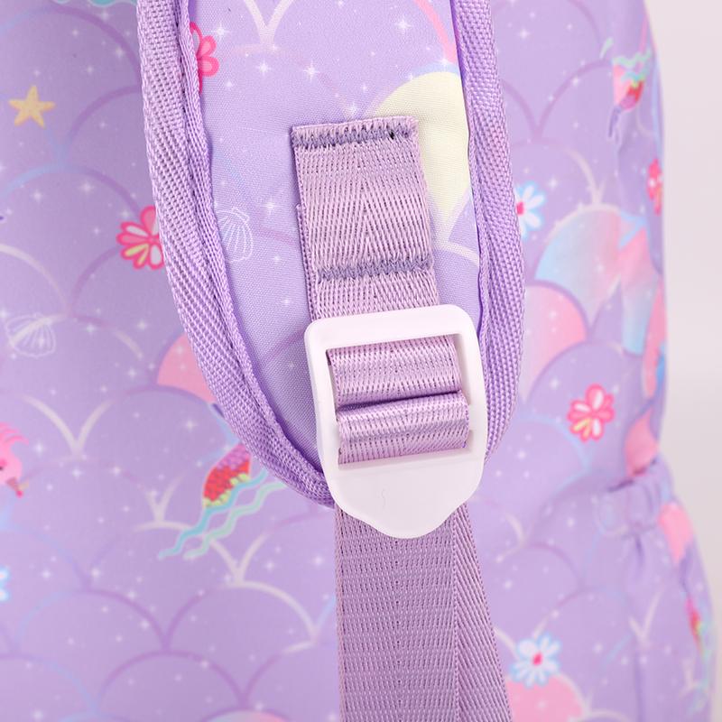 3Pcs/set Backpack for Girl School Teen Student Knapsack Women Rucksack with Lunch Bags Pencil Bag Fish Scale Style Bags