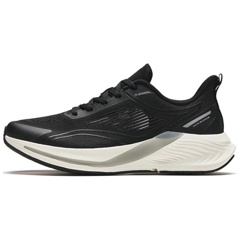 Anta Hydrogen Run 6th Generation Cushioning, Wear Resistant Low Top Running Shoes Women's Black Sneakers 122425540-6
