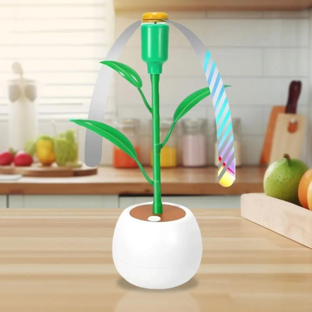 Flower Pot Desktop Fly Fan Portable Anti Fly Fan Picnic Fan Insect Repellent Fan Outdoor