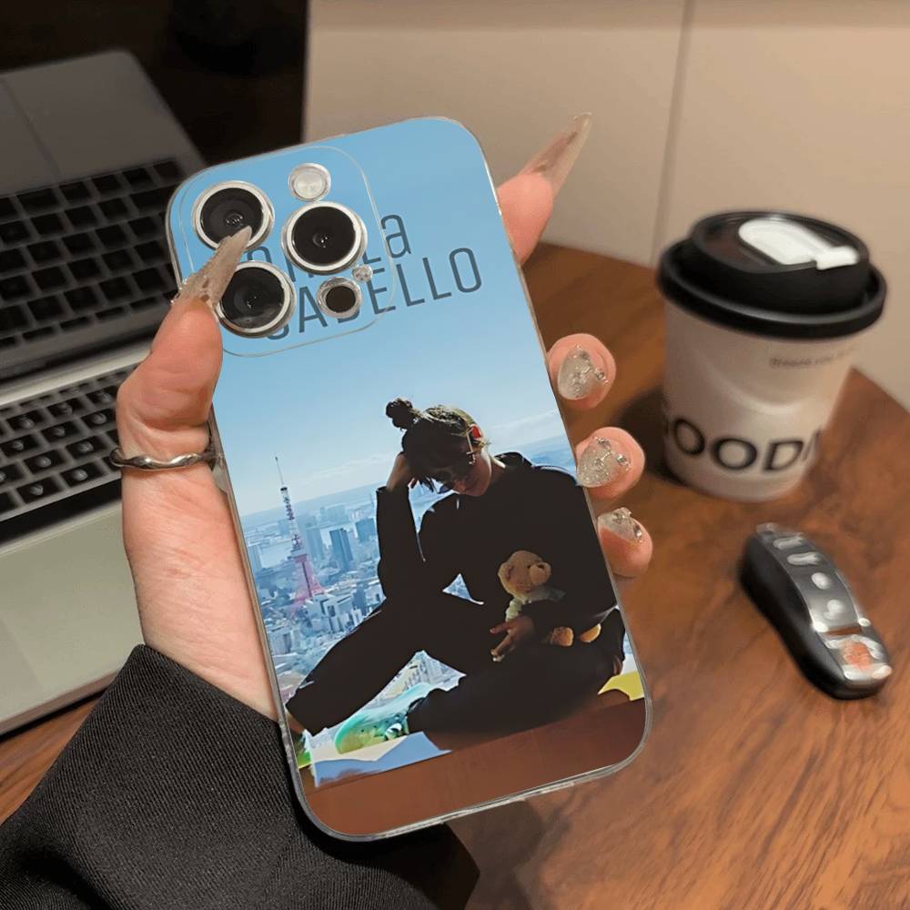 Hot Singer C-Camila C-Cabello Transparent Phone Case For IPhone 17 Air 16 Pro Max 15 14 13 12 11Plus Shockproof Cover