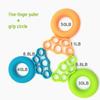 Silicone Finger Resistance Band & Grip Ball Set - Finger Exerciser & Trainer