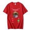 Dank Meme Hamster Staring Front Camera Hampter Calling Tshirt Short Sleeve Fashion Harajuku Kawaii Tshirt Unisexs Y2k Clothing