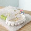 1:12 Dollhouse Wall Clock Realistic Miniature Wall Clock Model Furniture Toy for Pretend Play Accessories