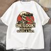 Oh Look Nobody Gives A Shit Sarcasm T-shirt Summer Men's Tracksuit Round Neck Short Sleeve Sportswear Casual Fun Tops Polyester Tee