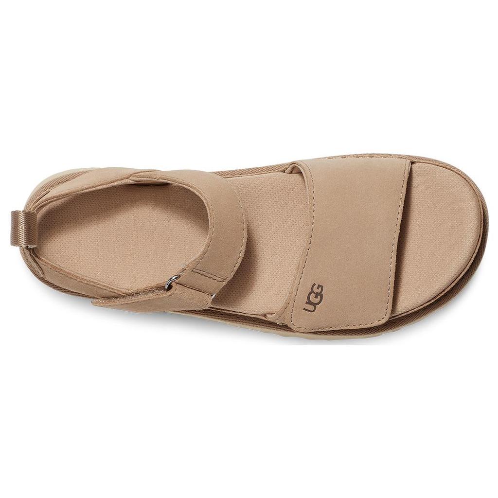 New UGG Goldenstar Platform Sandal Driftwood Women's 1136783-DRI