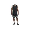 Nike Giannis Logo Colorblock Comfortable Breathable Moisture-Wicking Knit Basketball Pants Men Bottoms Black FZ0827-010