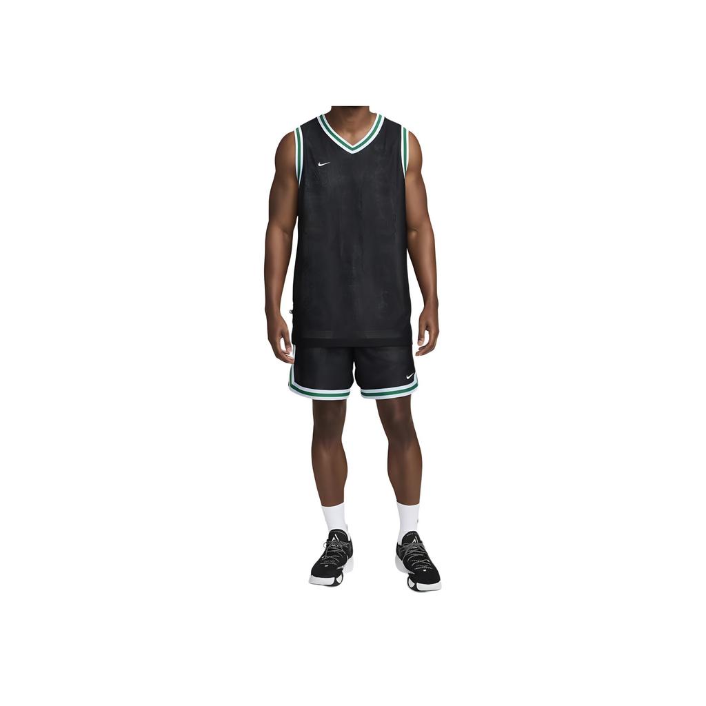 Nike Giannis Logo Colorblock Comfortable Breathable Moisture-Wicking Knit Basketball Pants Men Bottoms Black FZ0827-010