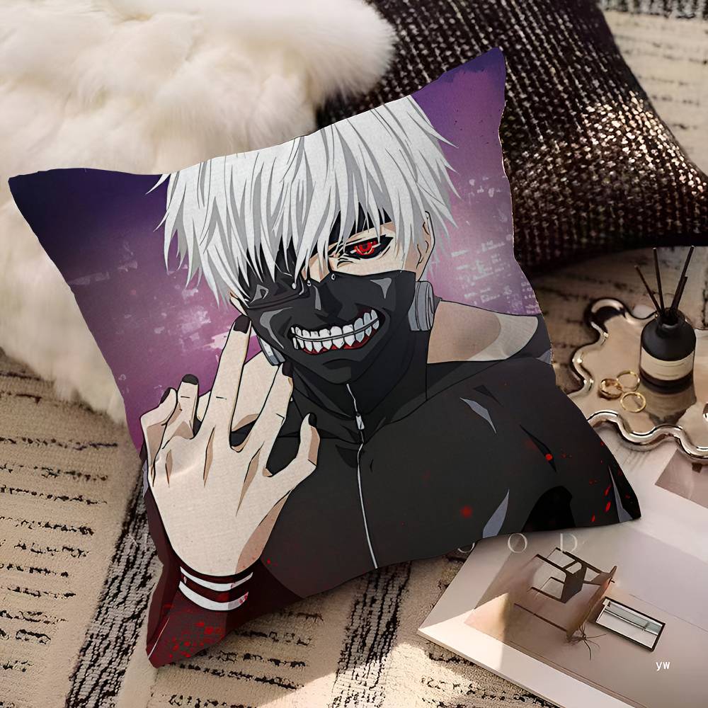 Manga T-Tokyo Ghoul Personalisiertes Bild Text Heimdeko Kissen Haushaltsgeschenke 45x45cm