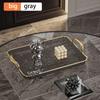 Square Storage Tray Home Living Room Coffee Table Tea Cup Storage Plate Acrylic Tray Aromatherapy Organizer Tray Home Decor