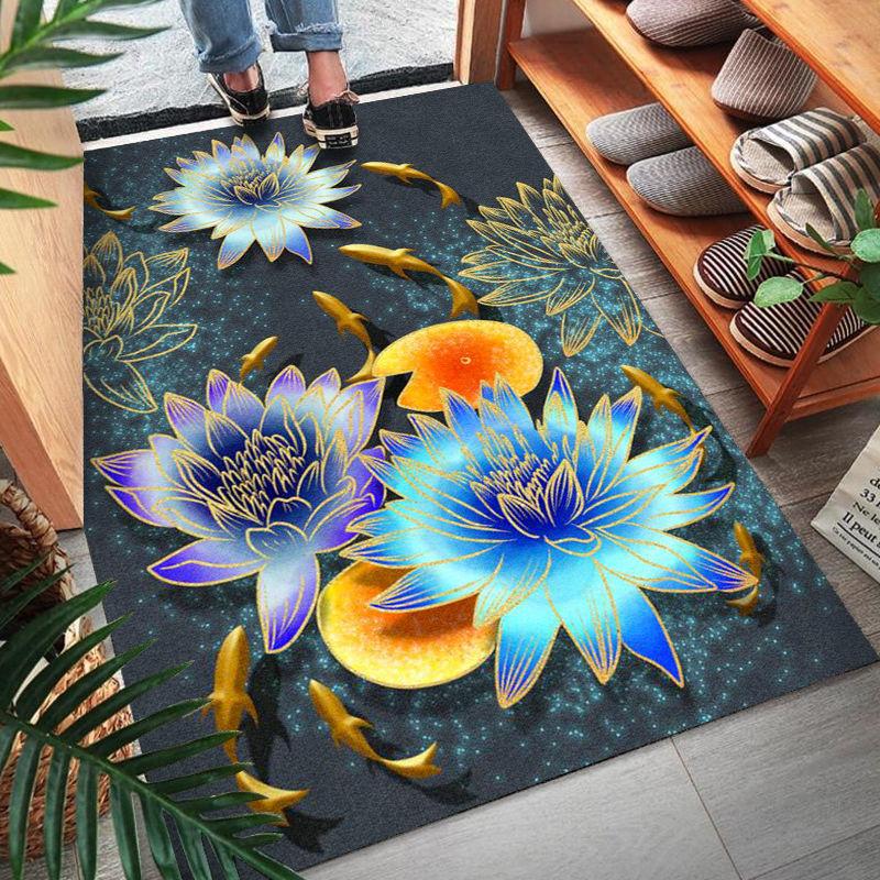 3D Entrance Floor Mat Entrance Door Mat Bedroom Kitchen Water Absorbent Foot Mat Bathroom Non Slip Mat Foot Mat Household