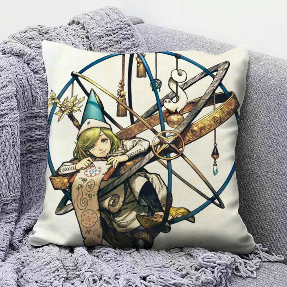 Klobouk čarodějnice Atelier Manga Anime TV Domácí Pohovka Potahy na polštáře a Dekorativní Vlastní Potahy na polštáře