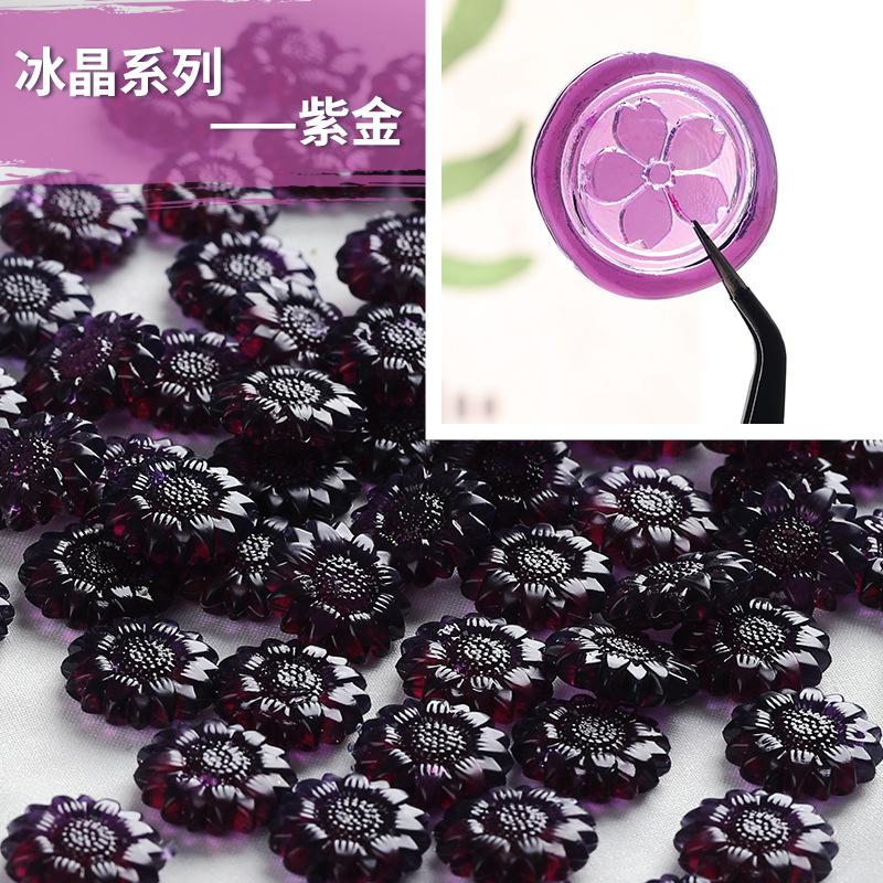 100Pcs/bag Sunflower Enamel Wax Particles Translucent Color DIY Invitation Envelope Seal Full Set of Wax Making Materials