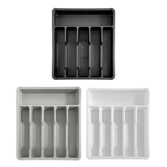 Drawer Organizer Tray for Kitchen Drawer Expandable Cutlery Flatware Holder Adjustable Plastic Utensil Divider Spatula Tools And Gadgets Storage