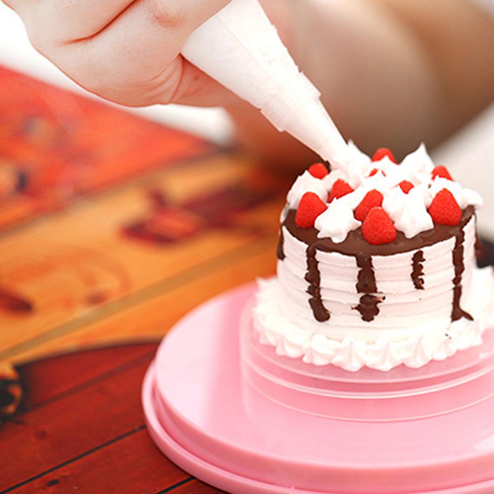360 degrees Rotating Cake Turntable Stand 14cm Diameter for Cake Decorating Icing