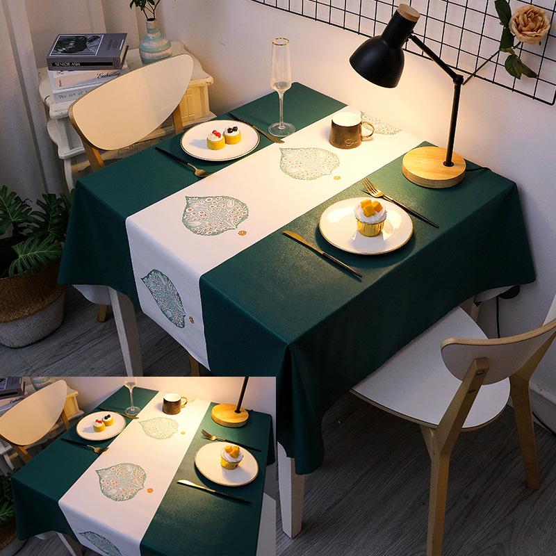 

Водонепроницаемая жиронепроницаемая скатерть Прямоугольная моющаяся скатерть Premium Sense W120*H120cm